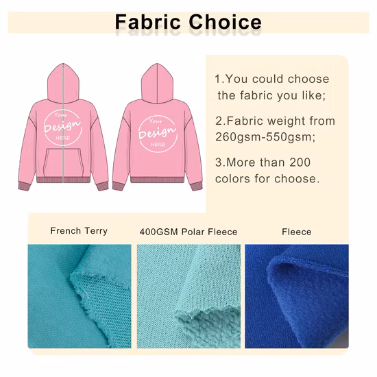 Custom Full Zip up Hoodies Men Puff Print High Quality Plain Rhinestone Soft Cotton Fleece Zipper Jacket Hoodie for Men