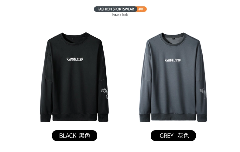 Free Sample Factory Produce Men Plain Sweatershirt with Customized Logo Cheap Price